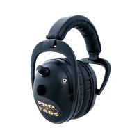 Pro Ears Electronic Hearing Protection Predator Gold Hunting & Shooting Wireless Safety Contoured Earmuffs – Black