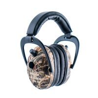 Pro Ears Electronic Hearing Protection Predator Gold Hunting & Shooting Wireless Safety Contoured Earmuffs – Realtree Max 4 Camo