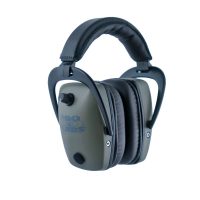 Pro Ears Electronic Hearing Protection Pro Tac Slim Gold Lightweight Military Grade Safety Earmuffs – Green