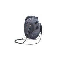 Pro Ears Electronic Hearing Protection Pro Tac Plus Gold Military Grade Behind the Head Lithium Battery Powered Safety Earmuffs – Black