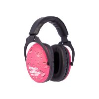 Pro Ears Passive Hearing Protection ReVO Lightweight, Comfortable Safety Earmuffs for Children, Ladies and Smaller Heads – Pink Rain
