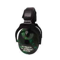 Pro Ears Electronic Hearing Protection ReVO Lightweight, Comfortable Wireless Safety Earmuffs for Kids, Women and Smaller Heads – Zombie