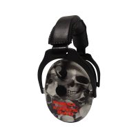 Pro Ears Electronic Hearing Protection ReVO Lightweight, Comfortable Wireless Safety Earmuffs for Kids, Women and Smaller Heads – Skulls