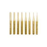 Grace USA – Gun Care Brass Roll Pin Punch Set – BRP8 – Gunsmithing – Brass Roll Pin Punches – 8 piece – Gunsmith Tools & Accessories