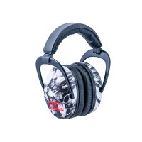 Pro Ears Passive Hearing Protection Ultra Sleek Contoured, Lightweight, Comfortable Safety Earmuffs – Skulls