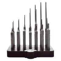 Grace USA – Steel Punch Set with Bench Block (21-Piece) – Gunsmithing – Steel Punches – 21 piece -Gunsmith Tools & Accessories