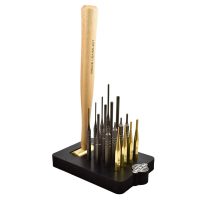 Grace USA 17 Piece Punch & Hammer Set with Bench Block GRAR1517BB AR 15 Gunsmith Tools