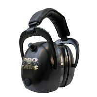 Pro Ears Electronic Hearing Protection Gold 2 30 NRR Wireless High Fidelity Earmuffs – Black