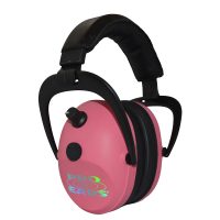 Pro Ears Electronic Hearing Protection Gold 2 26 NRR Wireless High Fidelity Earmuffs – Pink