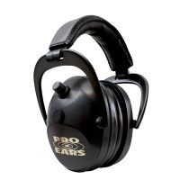 Pro Ears Electronic Hearing Protection Gold 2 26 NRR Wireless High Fidelity Earmuffs – Black